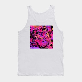 Glitchy Tie Dye Tank Top